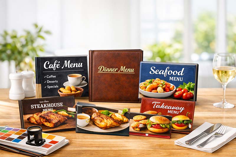 Restaurant & Café Menu Printing Services Malaysia